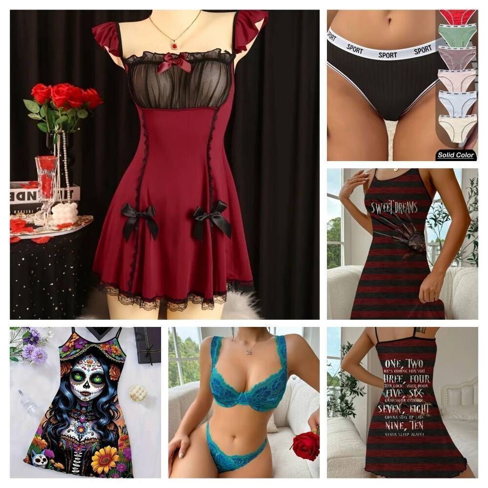 Womens clothing and intimate 6pc bundle